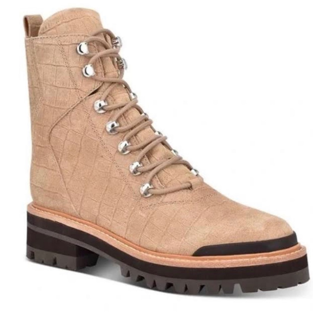 Marc Fisher LTD 2 Izzie Combat Boots (Suede)